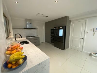 Kitchen renovation project in Ryde