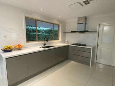 Kitchen renovation finish